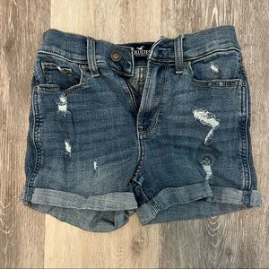 Hollister High waisted jean shorts